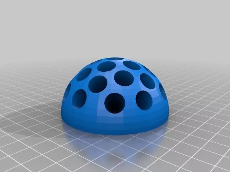 Pencil holder dome Free 3D print model