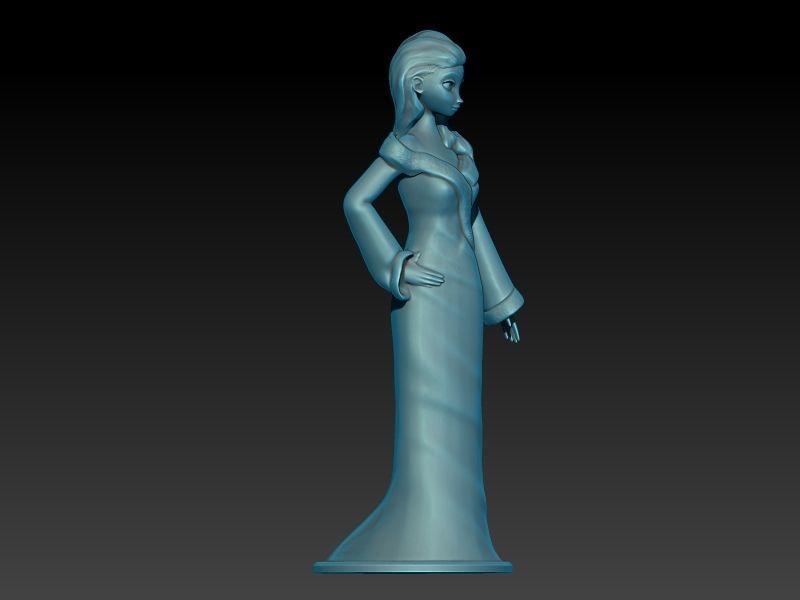 Elsa Elegant Style 3D print model_4