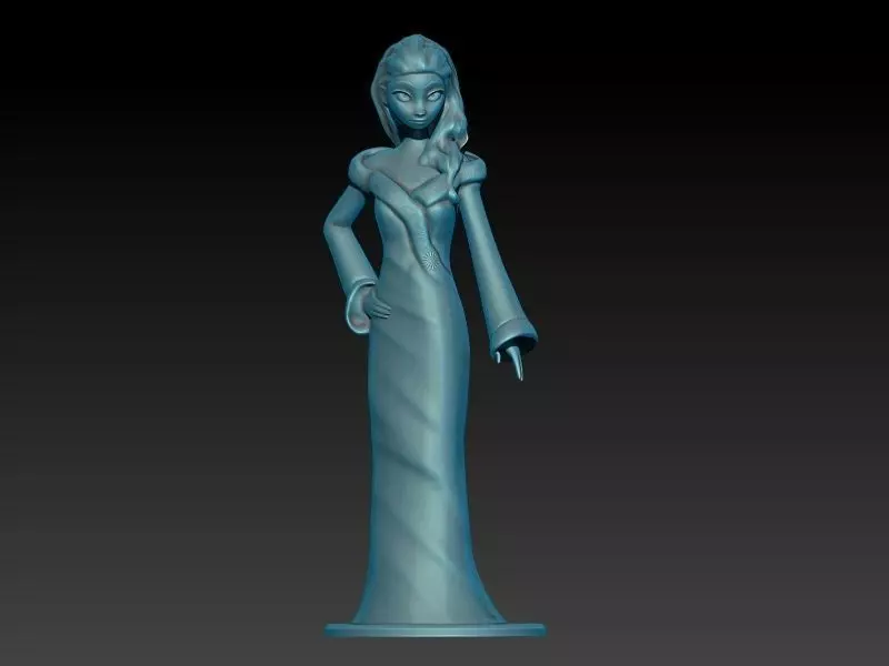 Elsa Elegant Style 3D print model_0