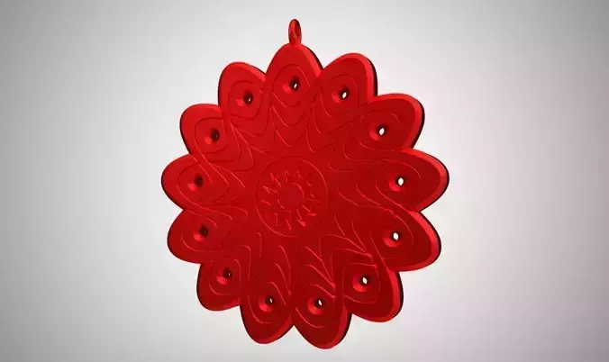 Sun Ornament 3D print model