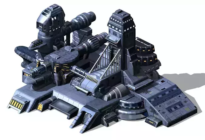 Sci Fi Building-Preparation Center 01