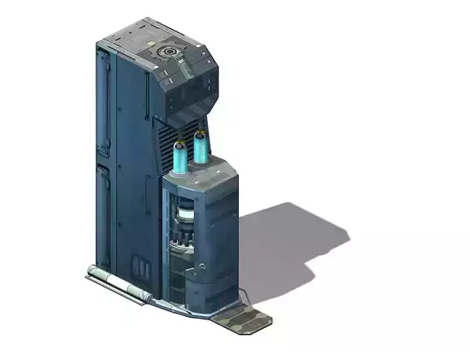 Sci Fi Building-connection wall 03