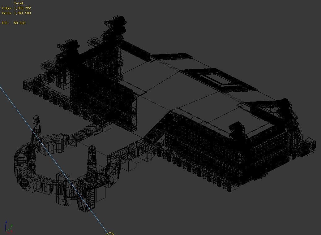 Egypt - Ruins - Platform 01 3D model_3