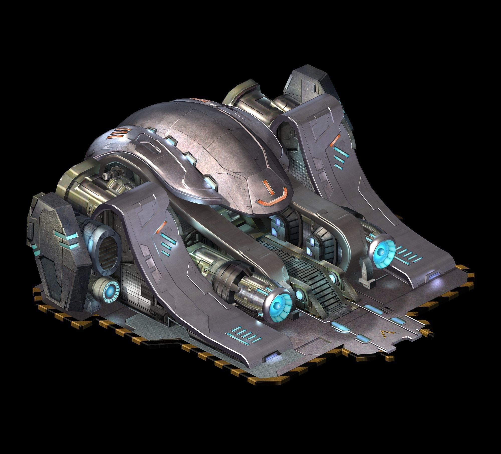 City State Building - Fleet Warehouse 02 3D model_4