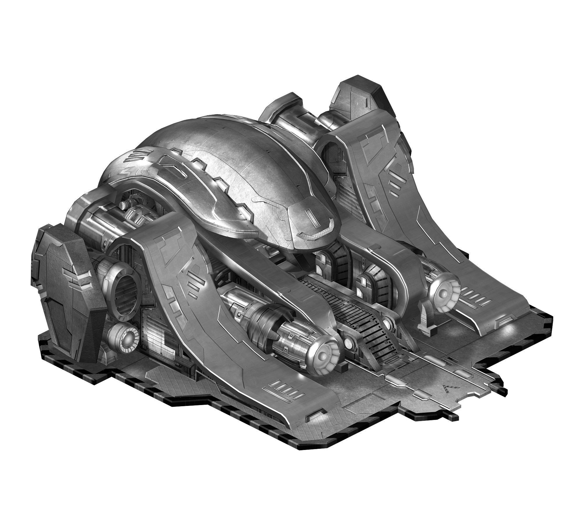 City State Building - Fleet Warehouse 02 3D model_3