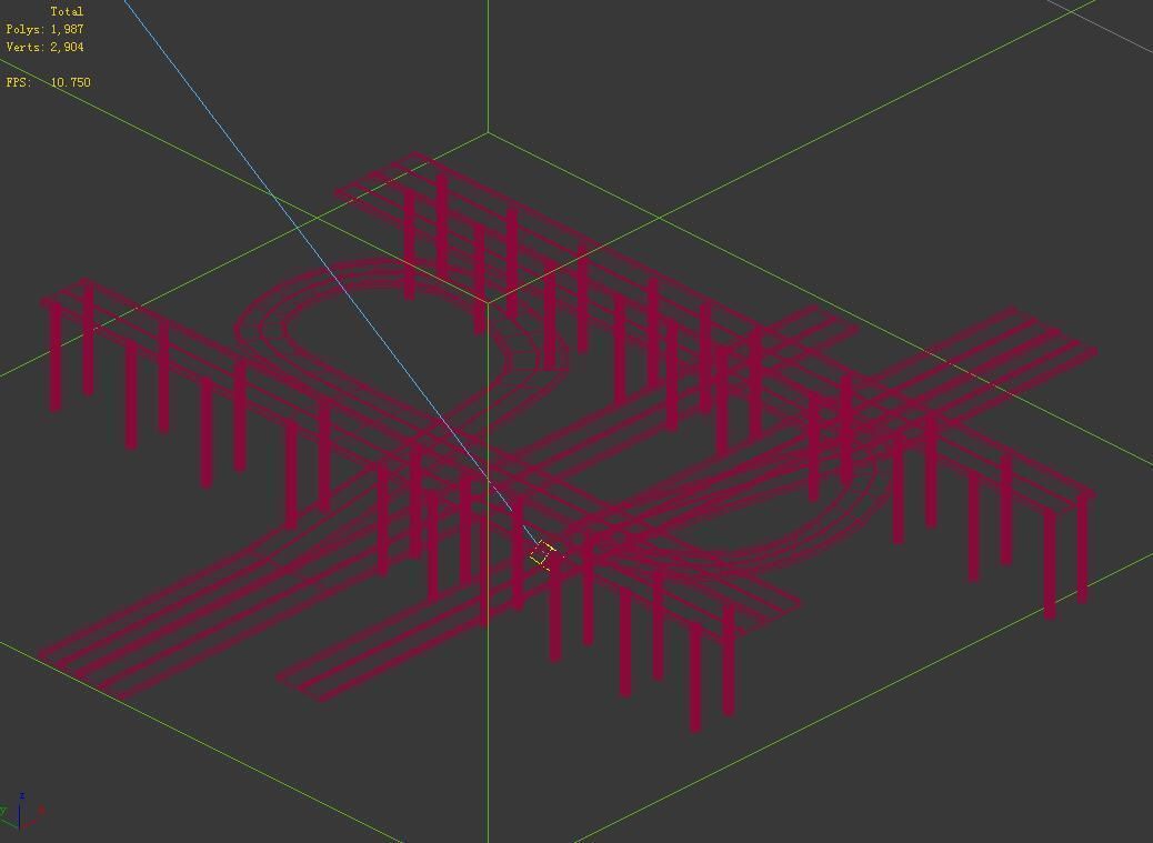 City Road - Overpass 01 3D model_3