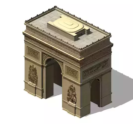 City Building - Arc de Triomphe 3D model