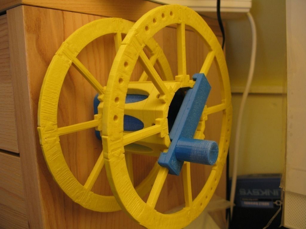 Yet Another Printable Spool Crank Free 3D print model_1