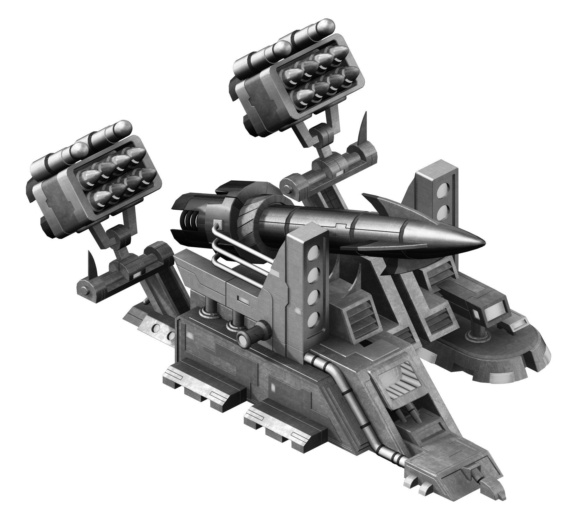 Missile Launcher - Roadblock 08 3D model_5
