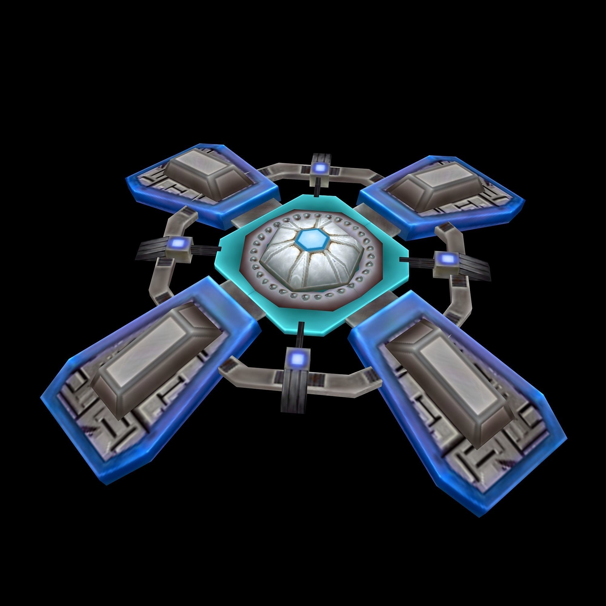 Ground device - laser point 3D model_3