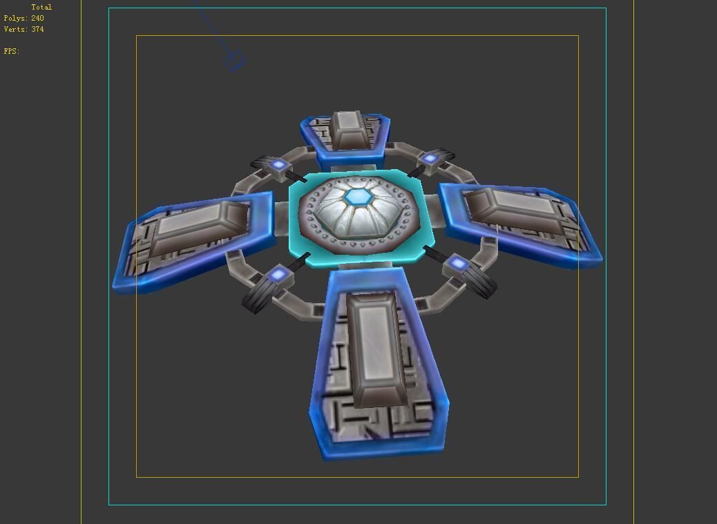 Ground device - laser point 3D model_2