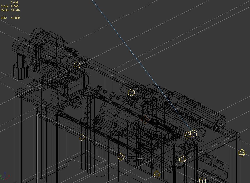 Spaceship - Ground Machine 01 3D model_2