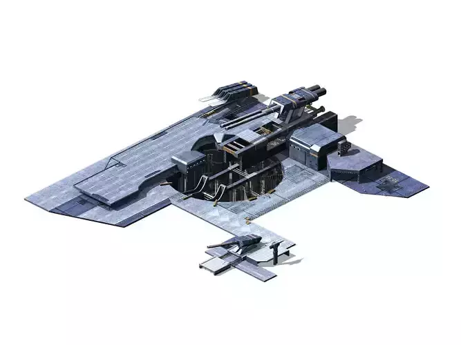 Spaceship - guardian turret 01