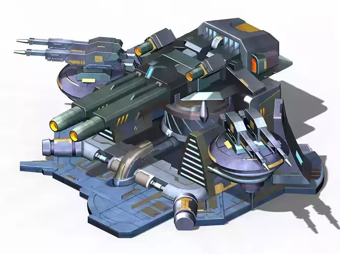 Spaceship - guardian turret 03