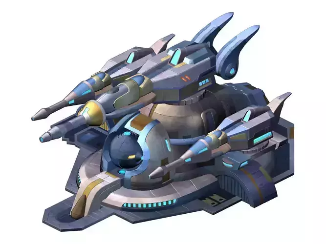 Spaceship - guardian turret 04