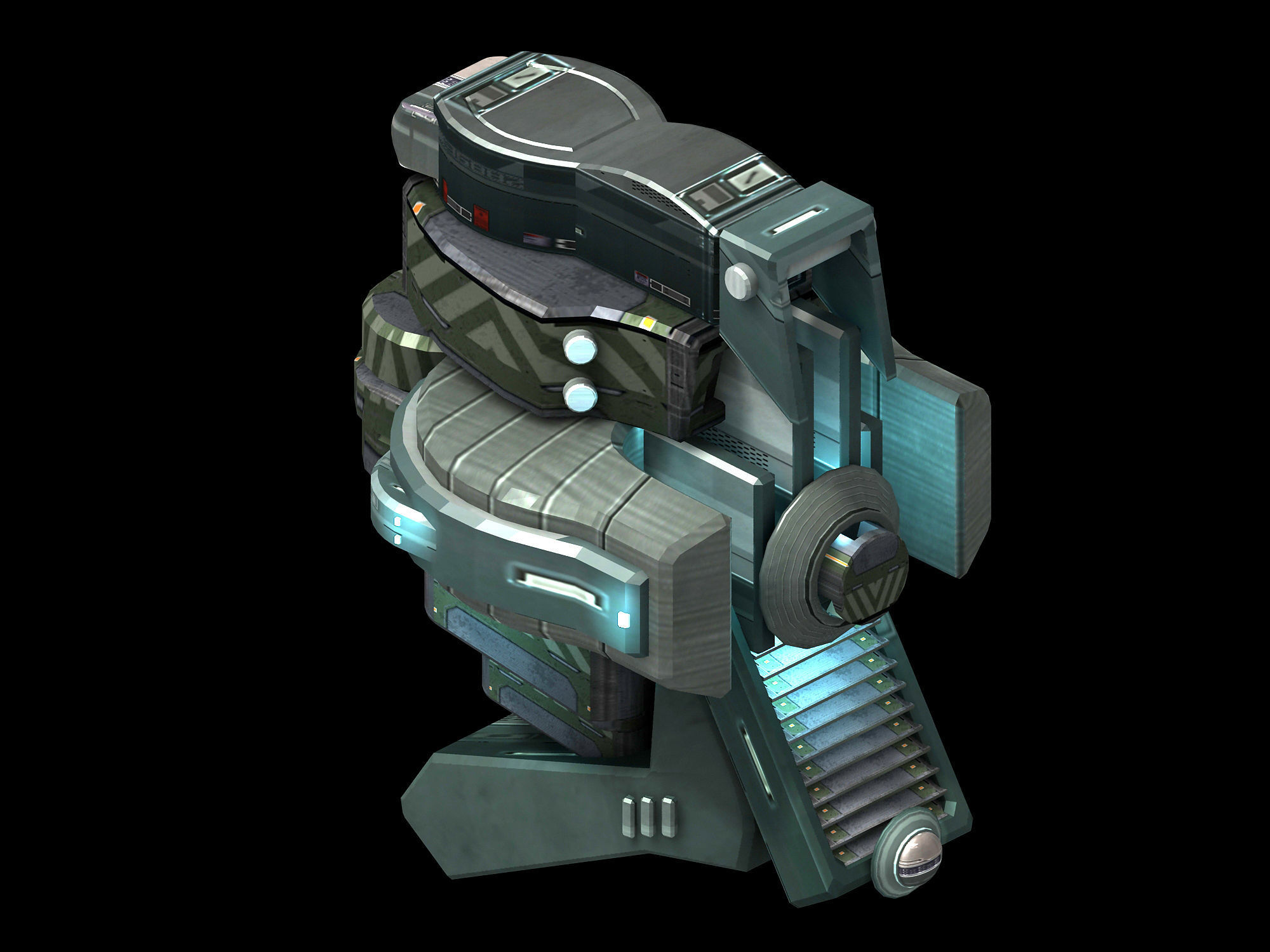 Spaceship - Port of Call - Object 01 3D model_3