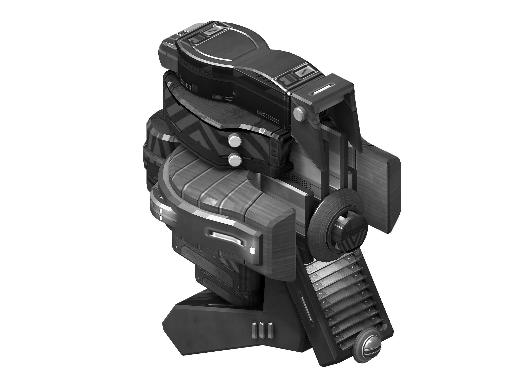 Spaceship - Port of Call - Object 01 3D model_4