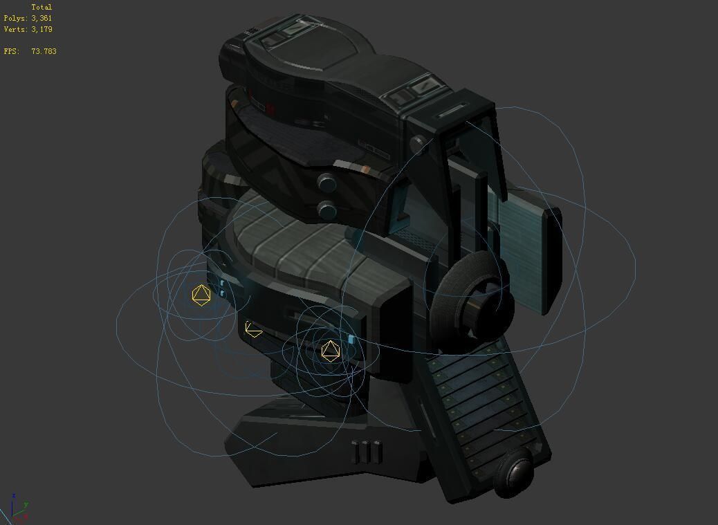 Spaceship - Port of Call - Object 01 3D model_1