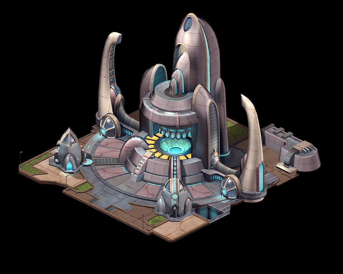 Spaceship - Endurance Module Study 03 3D model_4