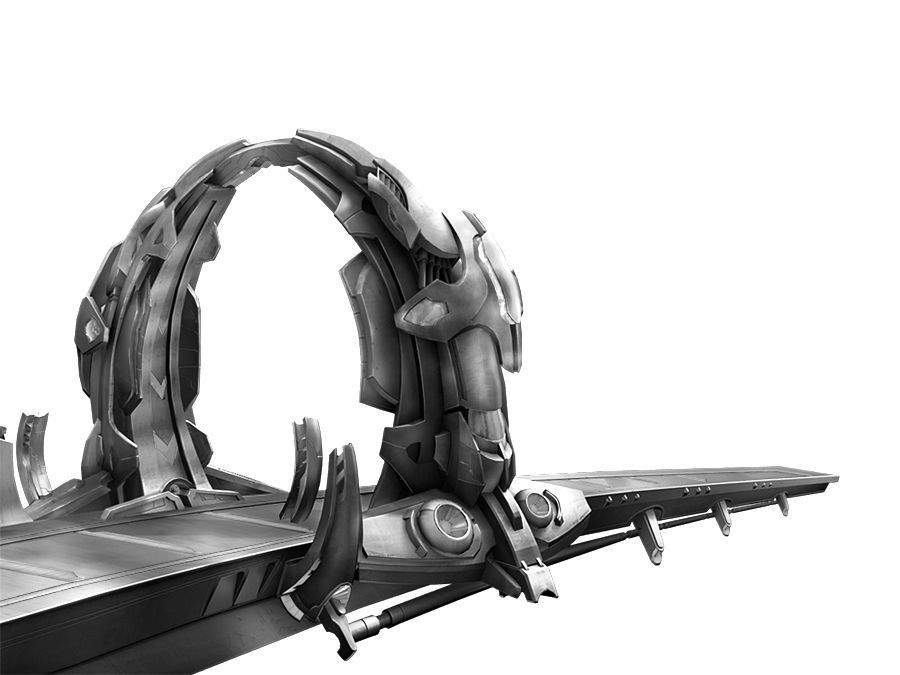 Spaceship - landing 3D model_4