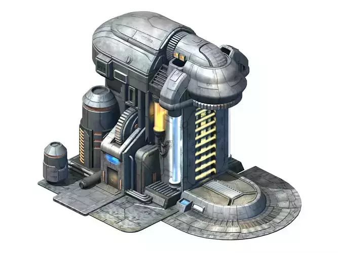 Functional mechanical object 01 3D model