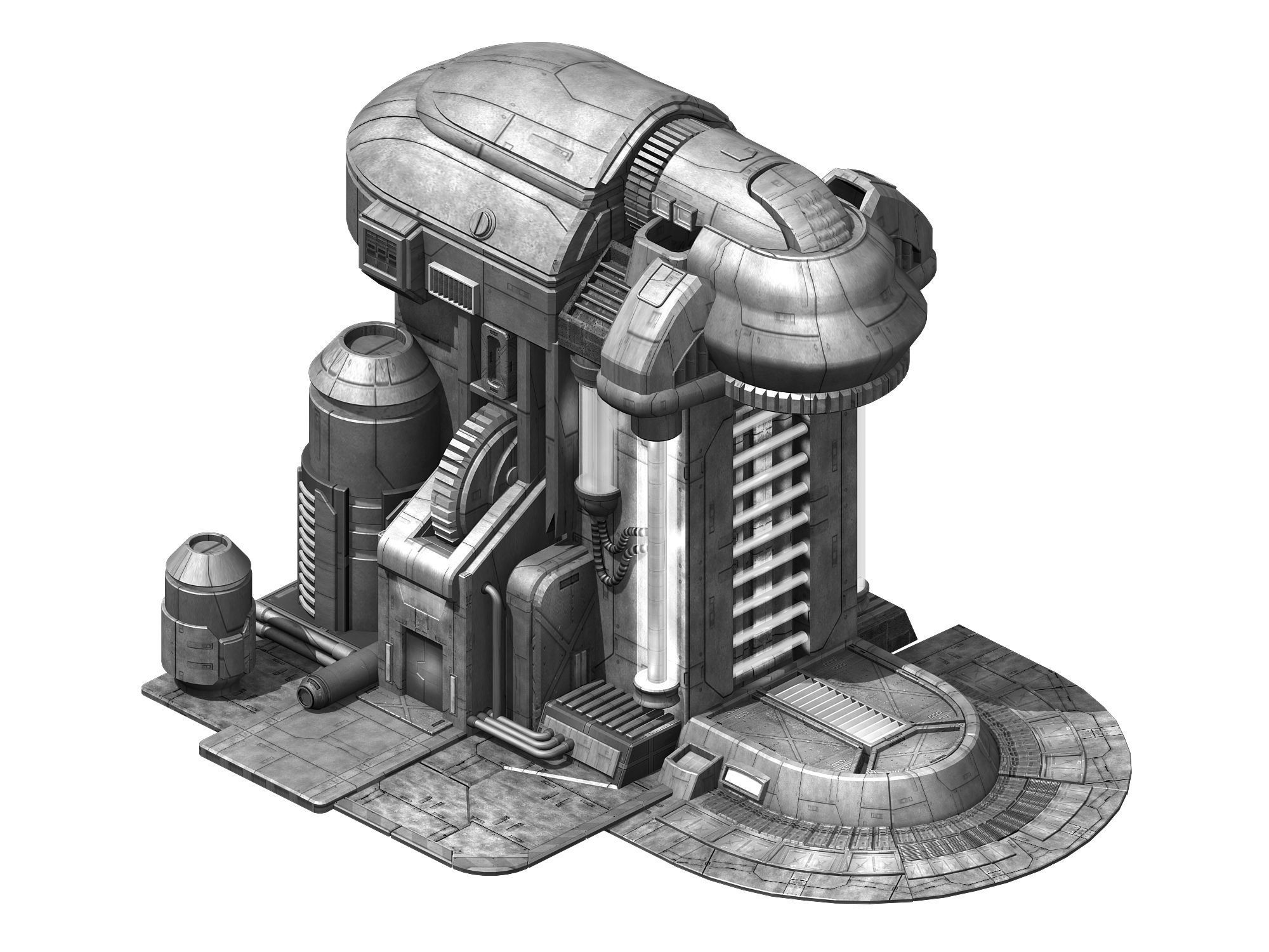 Functional mechanical object 01 3D model_3