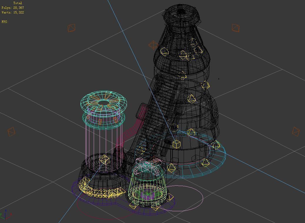 Functional mechanical object 05 3D model_2
