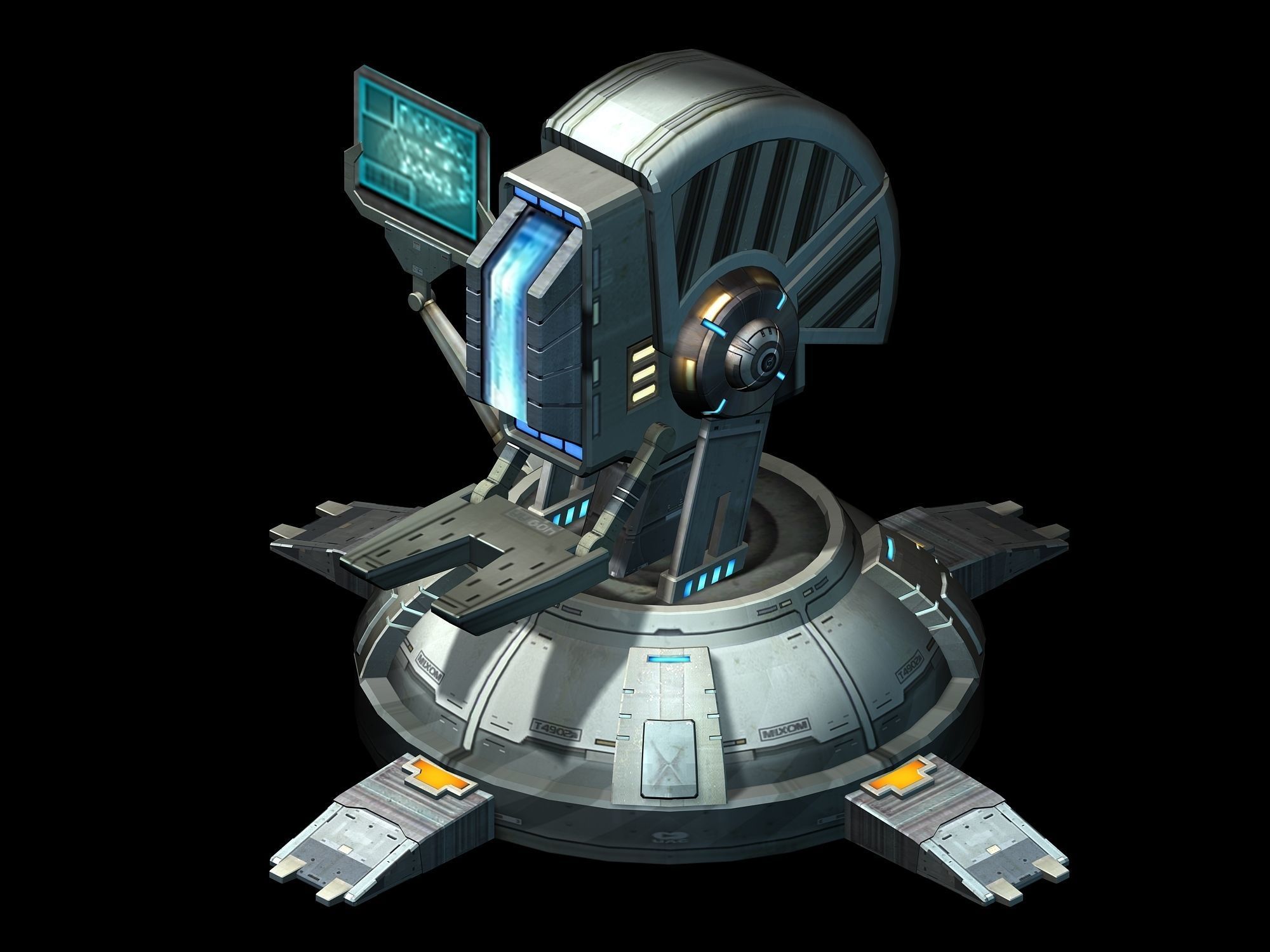 Functional mechanical object 09 3D model_4