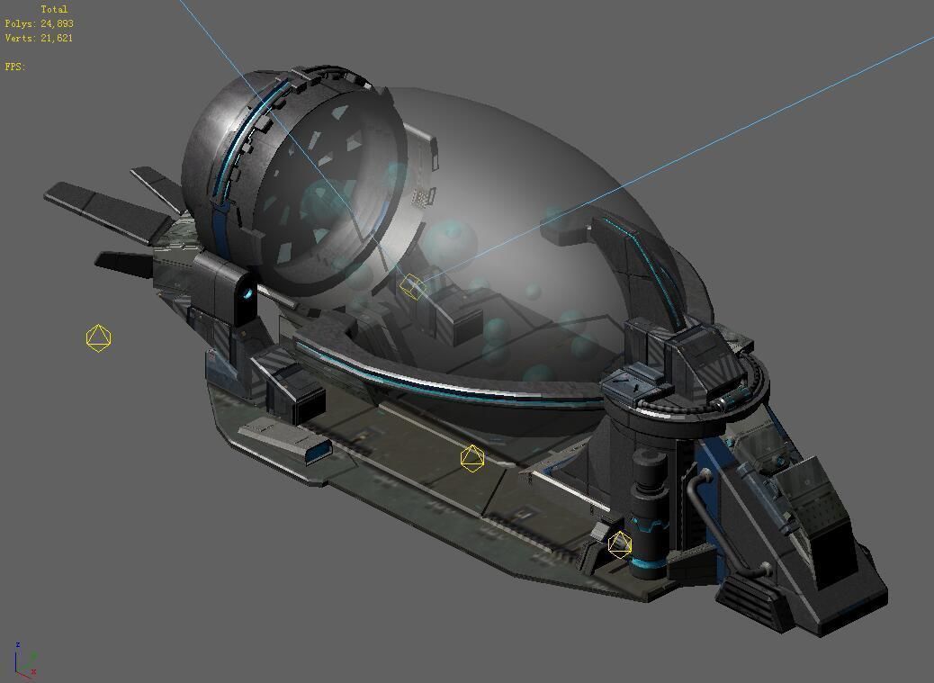 Functional mechanical object - conveyor 3D model_1