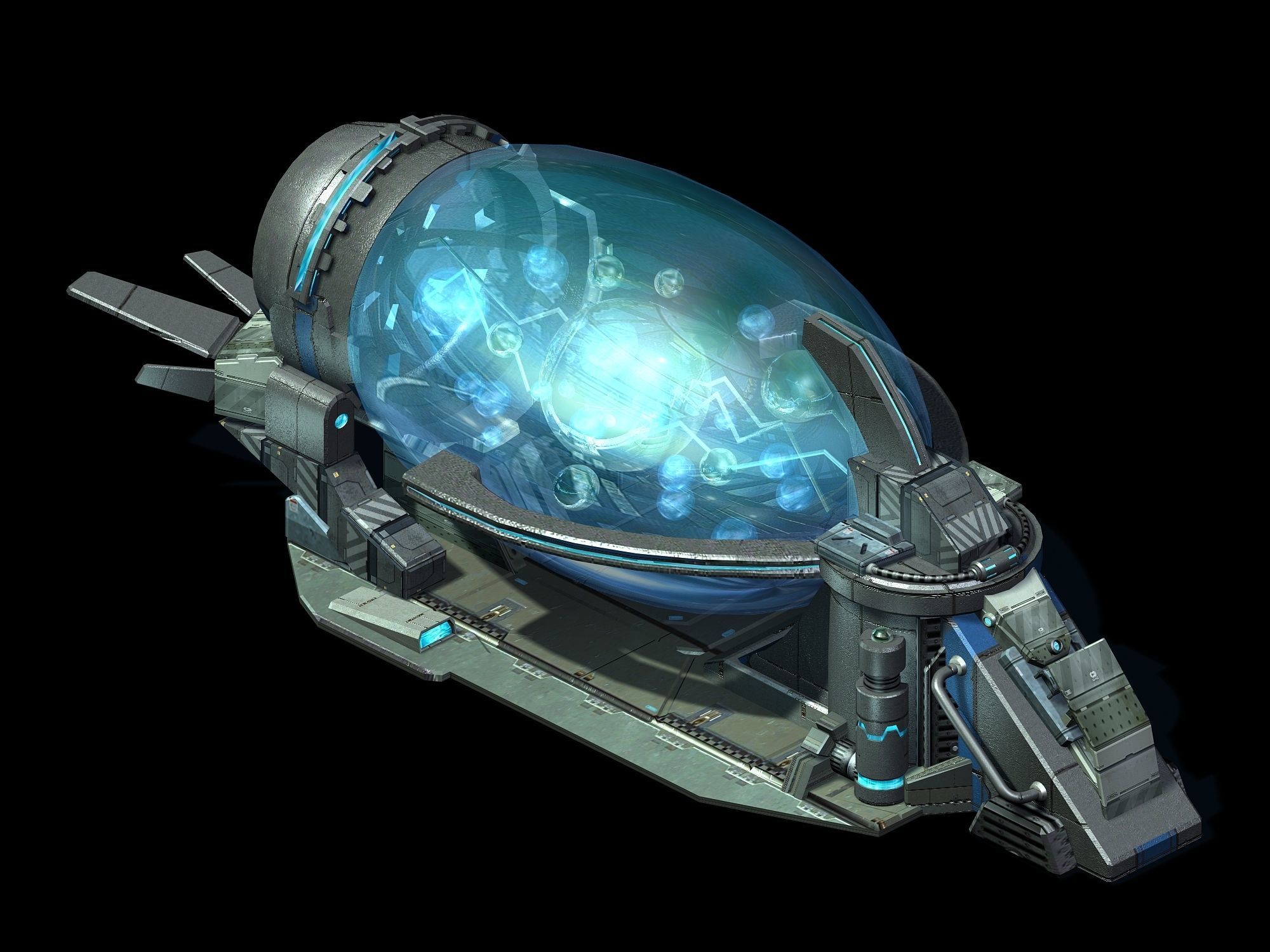 Functional mechanical object - conveyor 3D model_4