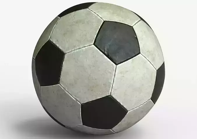 Soccer ball - game ready Low-poly 3D model
