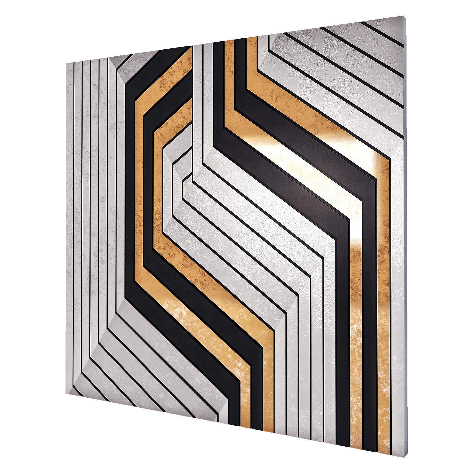 Wall Panel 1 3D model_1