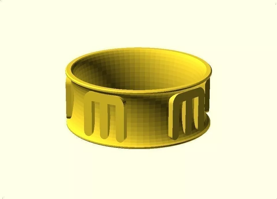 Maker Logo Bracelet IX Free 3D print model