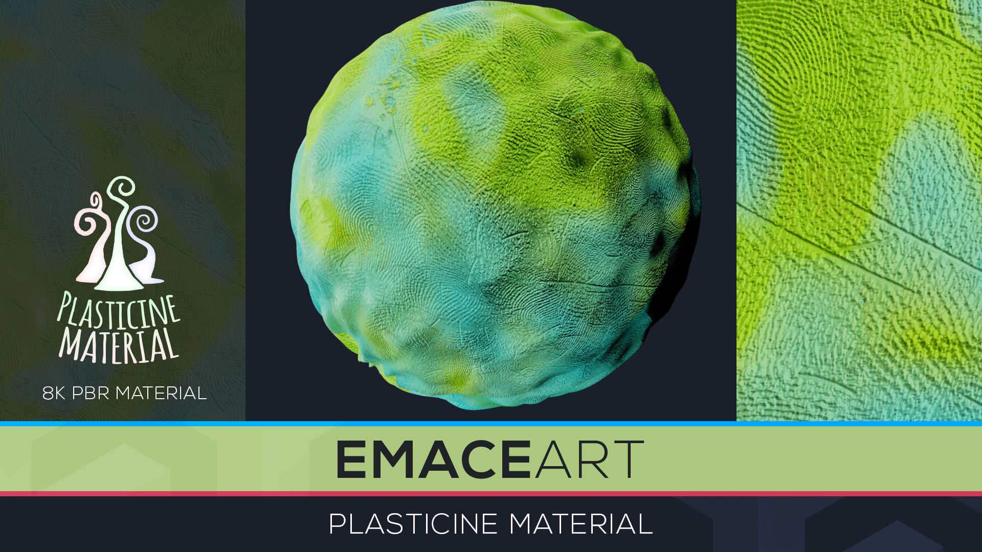 High Poly Magic Forest In the Plasticine World LODs Low-poly 3D model_108