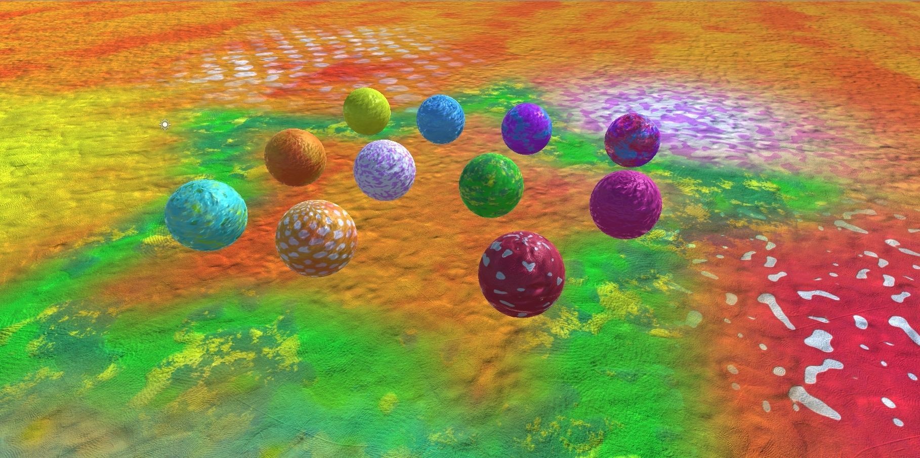 High Poly Magic Forest In the Plasticine World LODs Low-poly 3D model_50