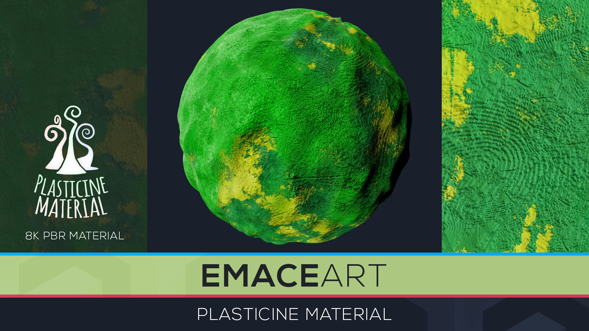 High Poly Magic Forest In the Plasticine World LODs Low-poly 3D model_102