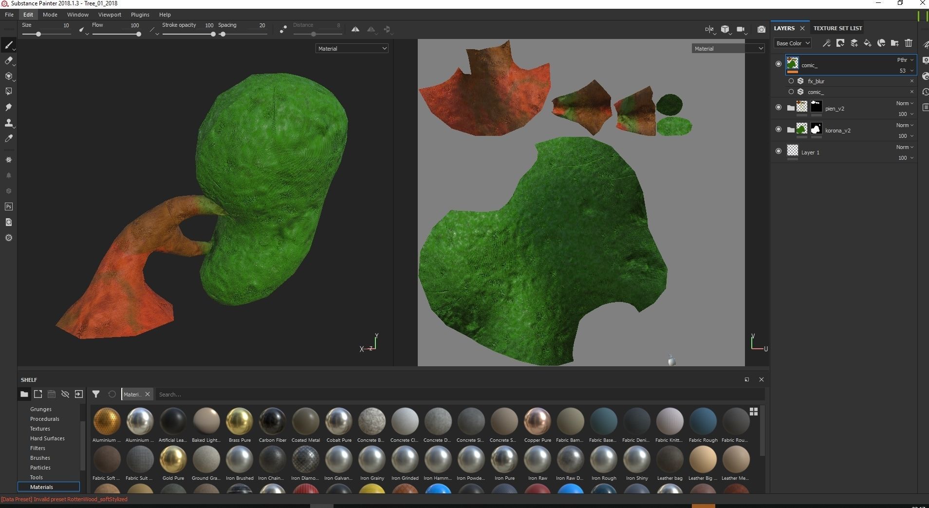 High Poly Magic Forest In the Plasticine World LODs Low-poly 3D model_65