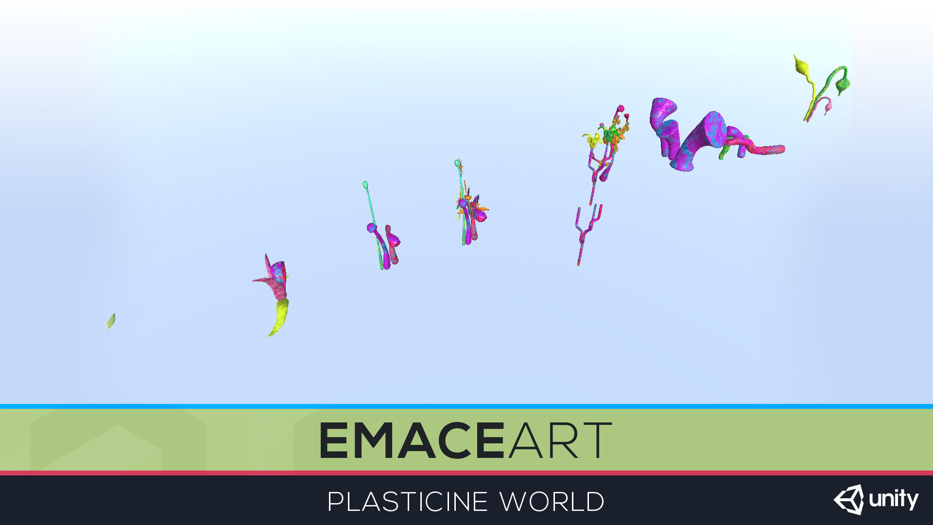 High Poly Magic Forest In the Plasticine World LODs Low-poly 3D model_38
