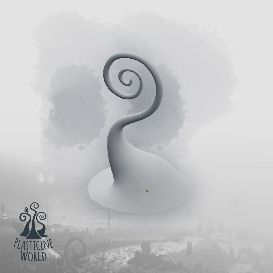 High Poly Magic Forest In the Plasticine World LODs Low-poly 3D model_81