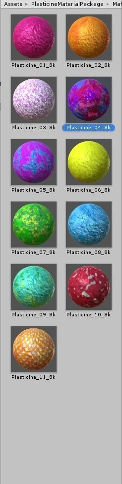 High Poly Magic Forest In the Plasticine World LODs Low-poly 3D model_110