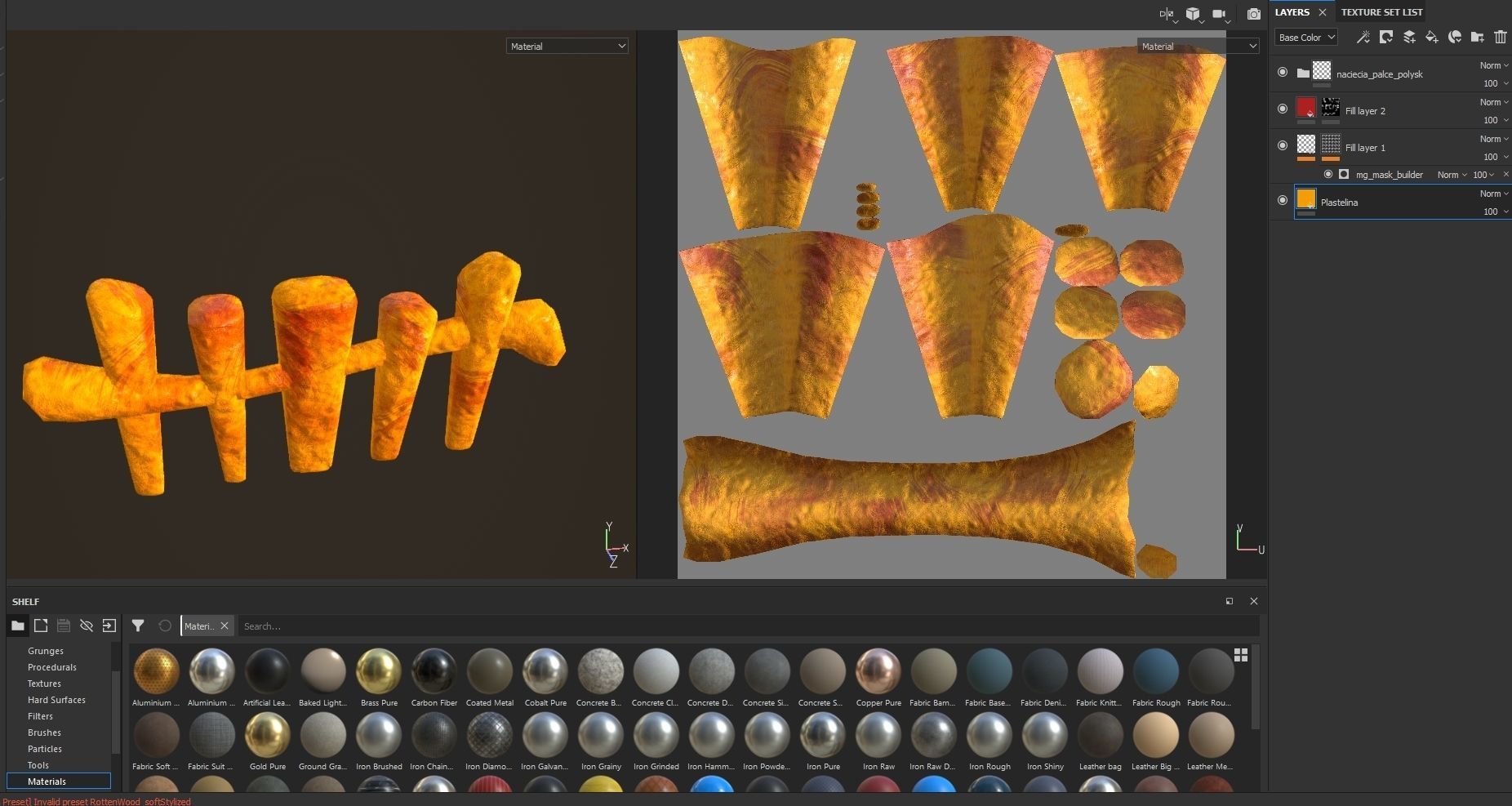 High Poly Magic Forest In the Plasticine World LODs Low-poly 3D model_27