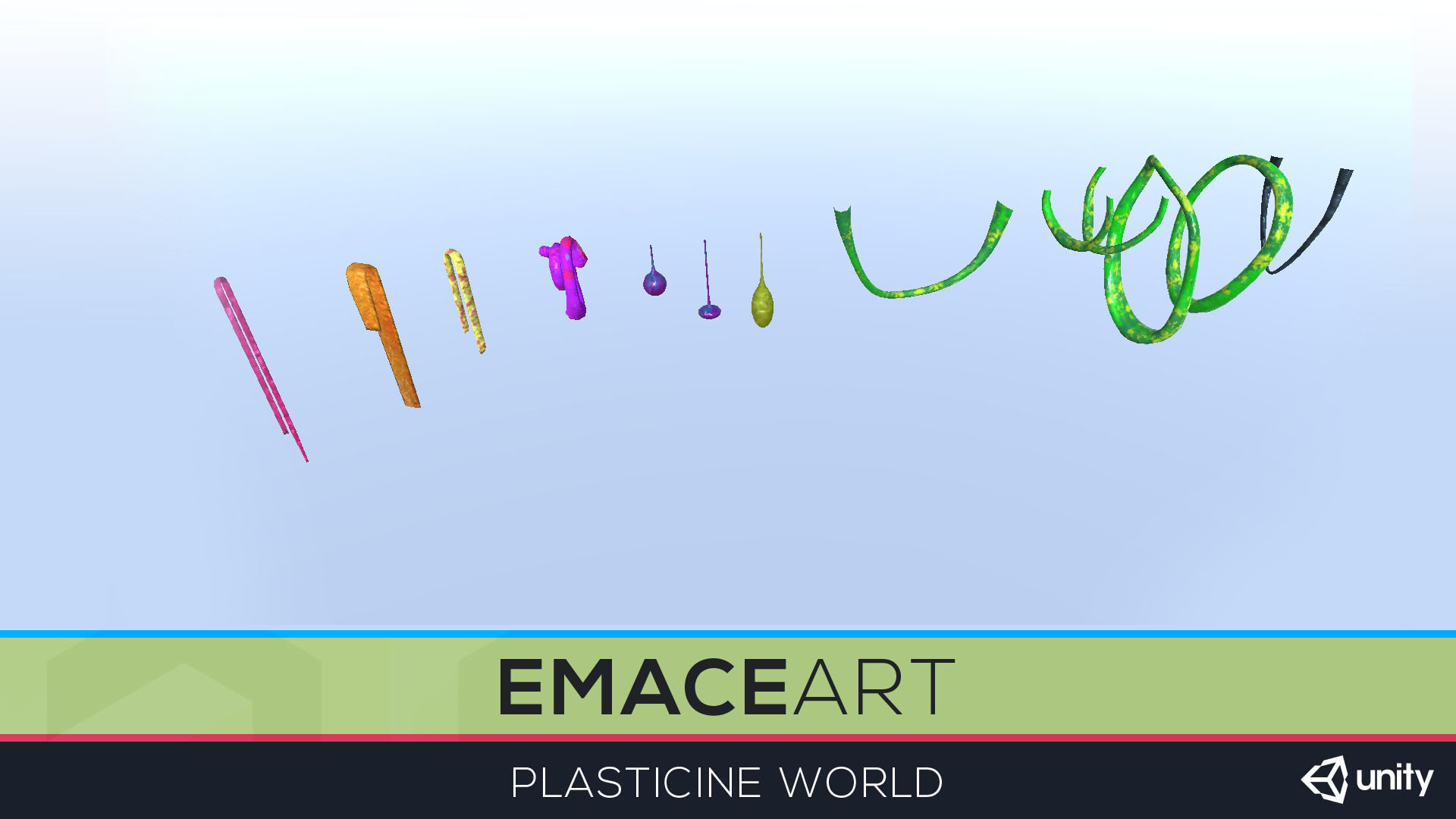 High Poly Magic Forest In the Plasticine World LODs Low-poly 3D model_31