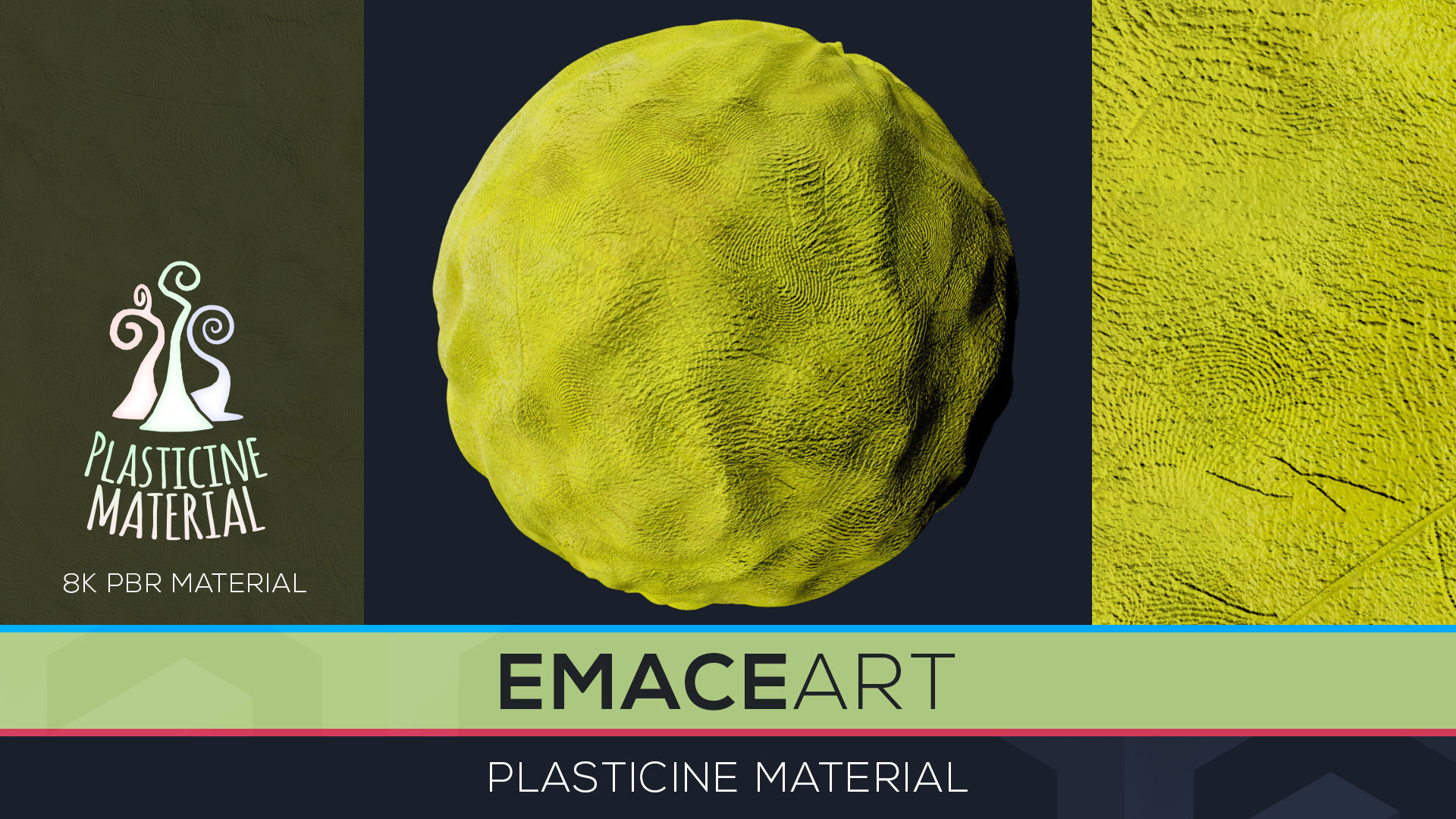 High Poly Magic Forest In the Plasticine World LODs Low-poly 3D model_109