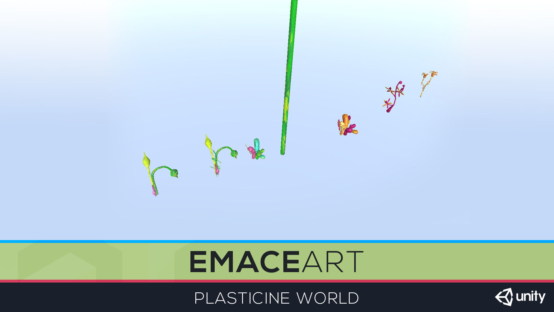 High Poly Magic Forest In the Plasticine World LODs Low-poly 3D model_46