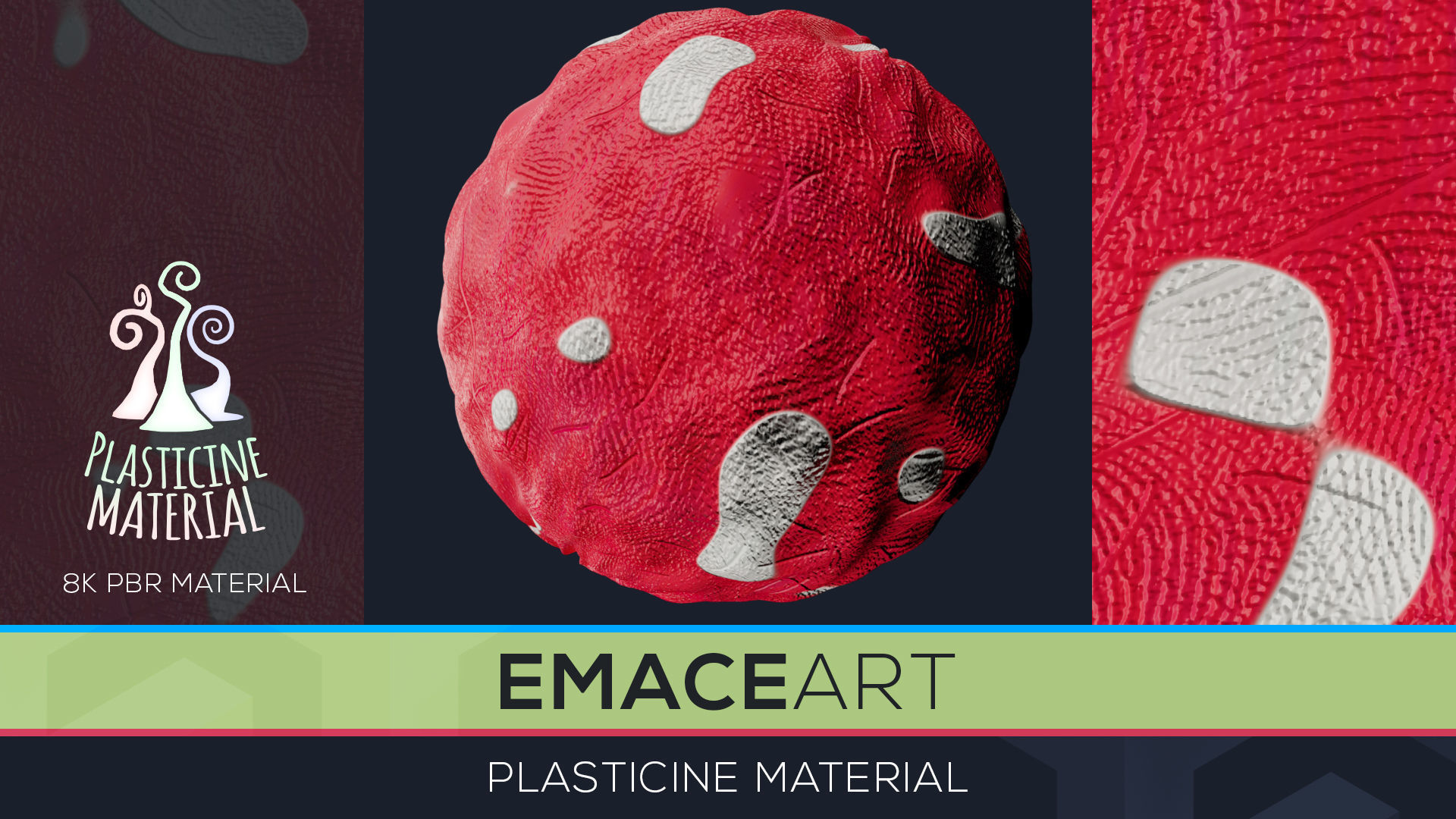 High Poly Magic Forest In the Plasticine World LODs Low-poly 3D model_104