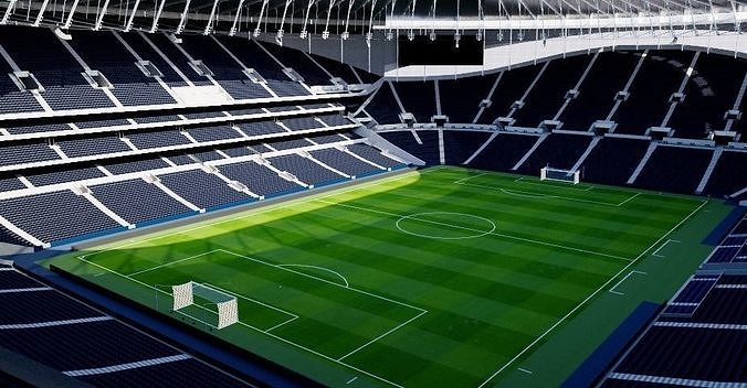 Tottenham Hotspur Stadium - London Low-poly 3D model