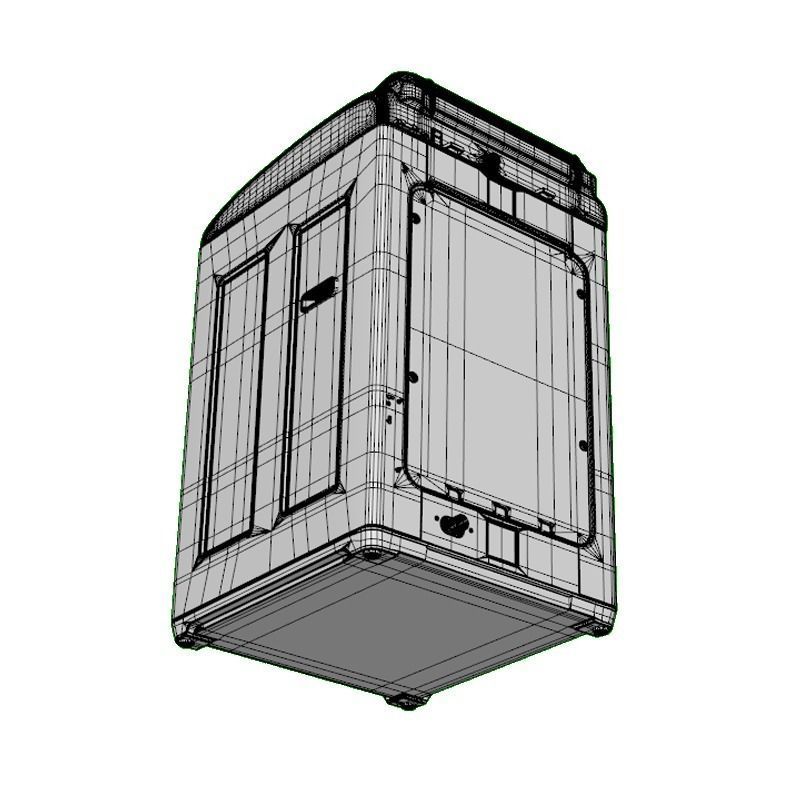 WASHING MACHINE TOP LOADING  6 2KG SW DEEP CLEAN WINE 3D model_13