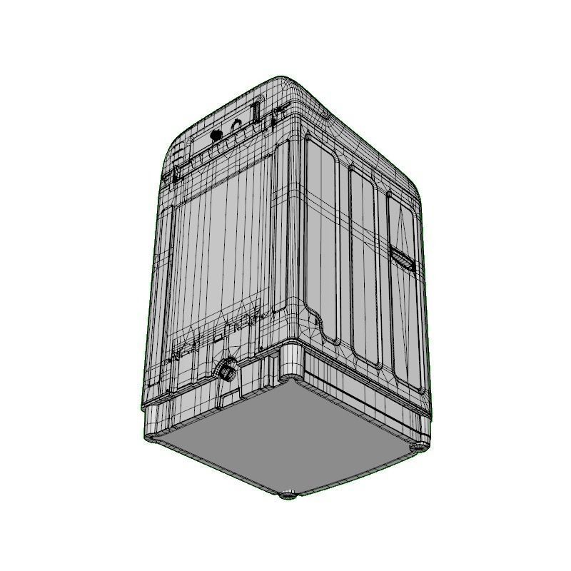 WASHING MACHINE TOP LOADING 11KG 3D model_10