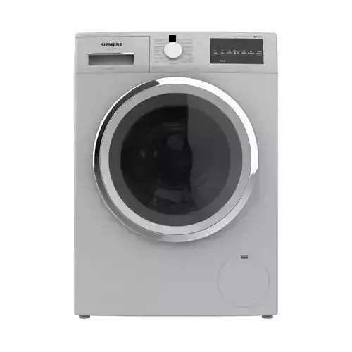 FRONT LOAD SILVER WASHING MACHINE