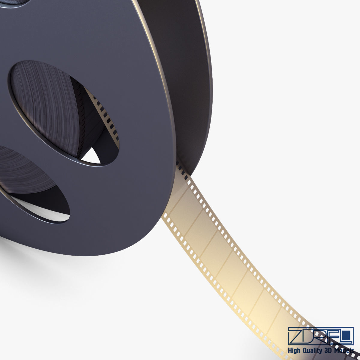 Video Film Reel 35mm v 1 3D model_8